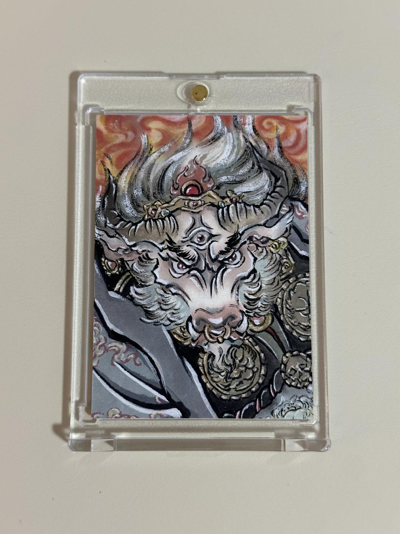 陶冶夏钰 手绘卡 牛魔王