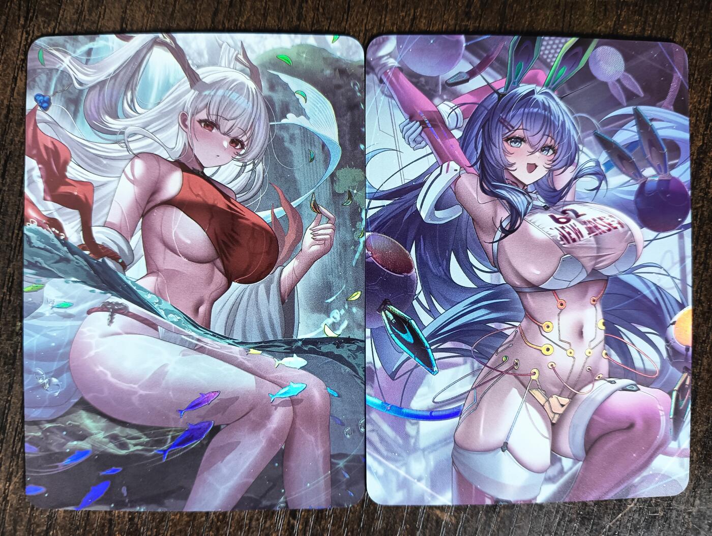 花开卡拍第40期（9月28号周日截拍，品控勿拍!!!拍品不寄存，运费5元，自制卡难免瑕疵，可能存在轻微撞角爆边等出厂瑕疵，品控介意勿拍！） 绘天阁 单卡 彩闪2张
