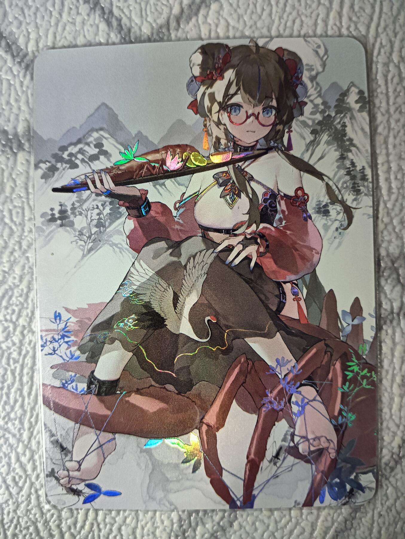 花开卡拍第40期（9月28号周日截拍，品控勿拍!!!拍品不寄存，运费5元，自制卡难免瑕疵，可能存在轻微撞角爆边等出厂瑕疵，品控介意勿拍！） 绘天阁满赠卡3，彩闪一张