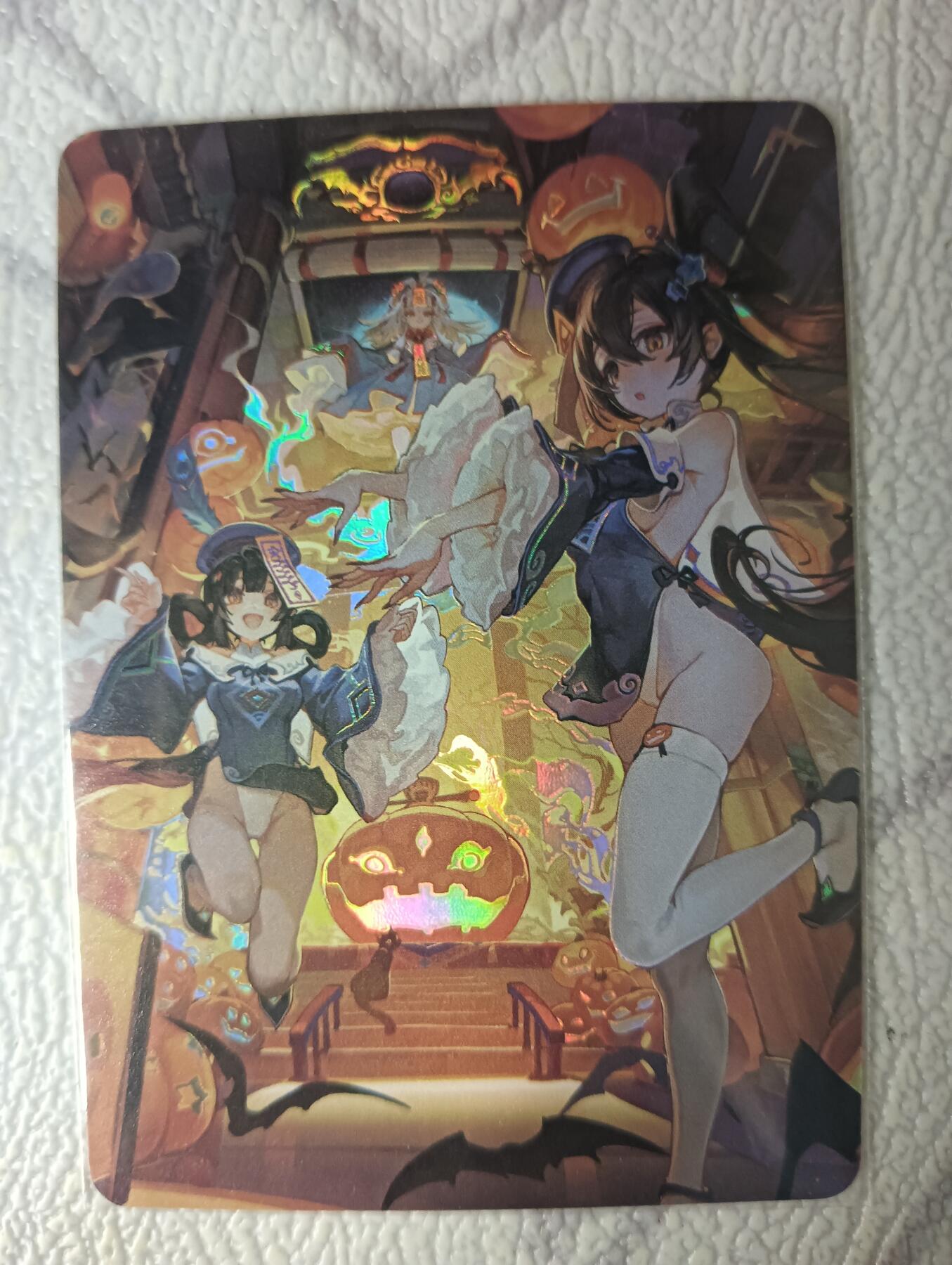 花开卡拍第40期（9月28号周日截拍，品控勿拍!!!拍品不寄存，运费5元，自制卡难免瑕疵，可能存在轻微撞角爆边等出厂瑕疵，品控介意勿拍！） 绘天阁满赠卡2，彩闪一张