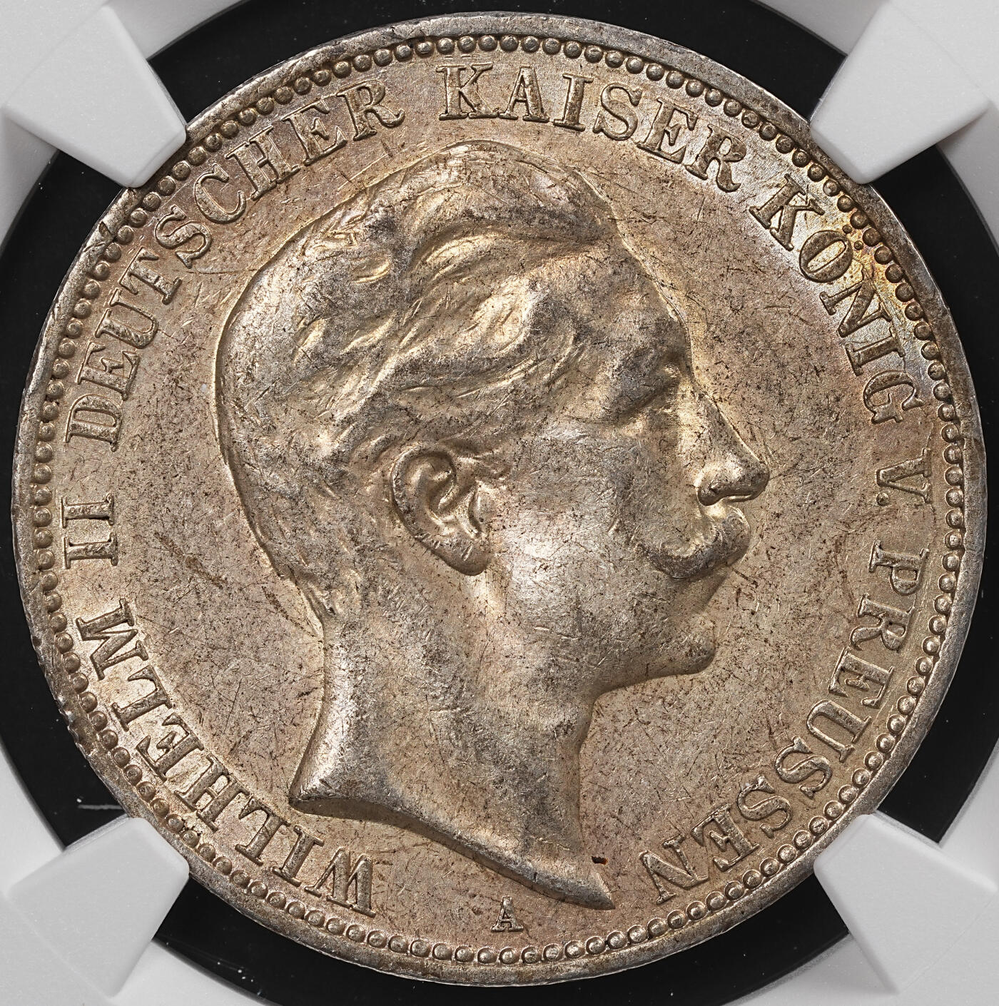 修遠堂世界钱币第八十六期 NGC AU58 1912年普鲁士3马克银币