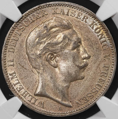 修遠堂世界钱币第八十六期 - NGC AU58 1912年普鲁士3马克银币