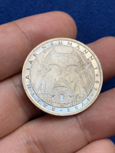 《竞宝斋》第423场 周日，周一，周二  3场连拍 （全场包邮） 德国1978年5马克精制纪念银币