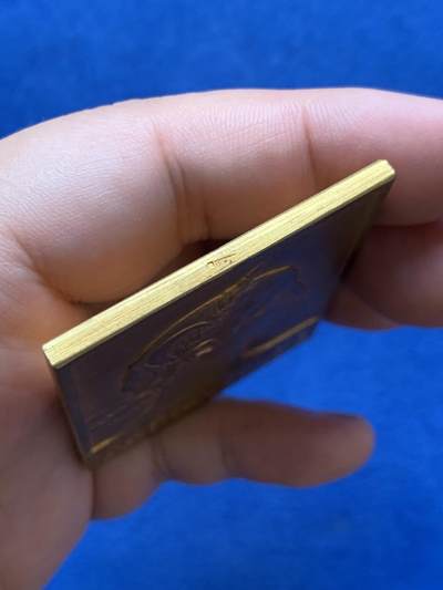 《竞宝斋》第423场 周日，周一，周二  3场连拍 （全场包邮） 索西埃泰·托塔勒芒公司颁发农业镀金铜章 71克 44.8*59.8mm 铜标