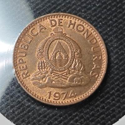 KK钱币收藏小铺 第347场 2月预留时间 周末发货 - 1974洪都拉斯1分 
