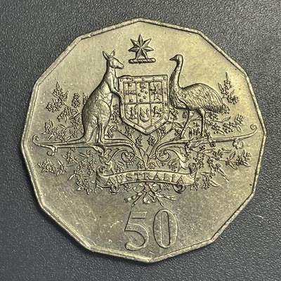 回流钱币1001-1 - 澳大利亚2001年50分联邦成立100周年纪念 31.5MM