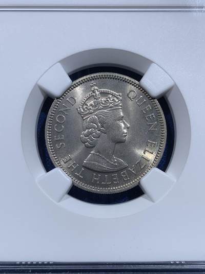 《竞宝斋》第423场 周日，周一，周二  3场连拍 （全场包邮） 三枚一组 NGC MS65-66 英属马来亚1961年5/10/20分大小面值一组 拆卷评级车轮光 收藏级的分数！