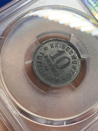 《竞宝斋》第423场 周日，周一，周二  3场连拍 （全场包邮） PCGS MS64 德国1917年10芬尼