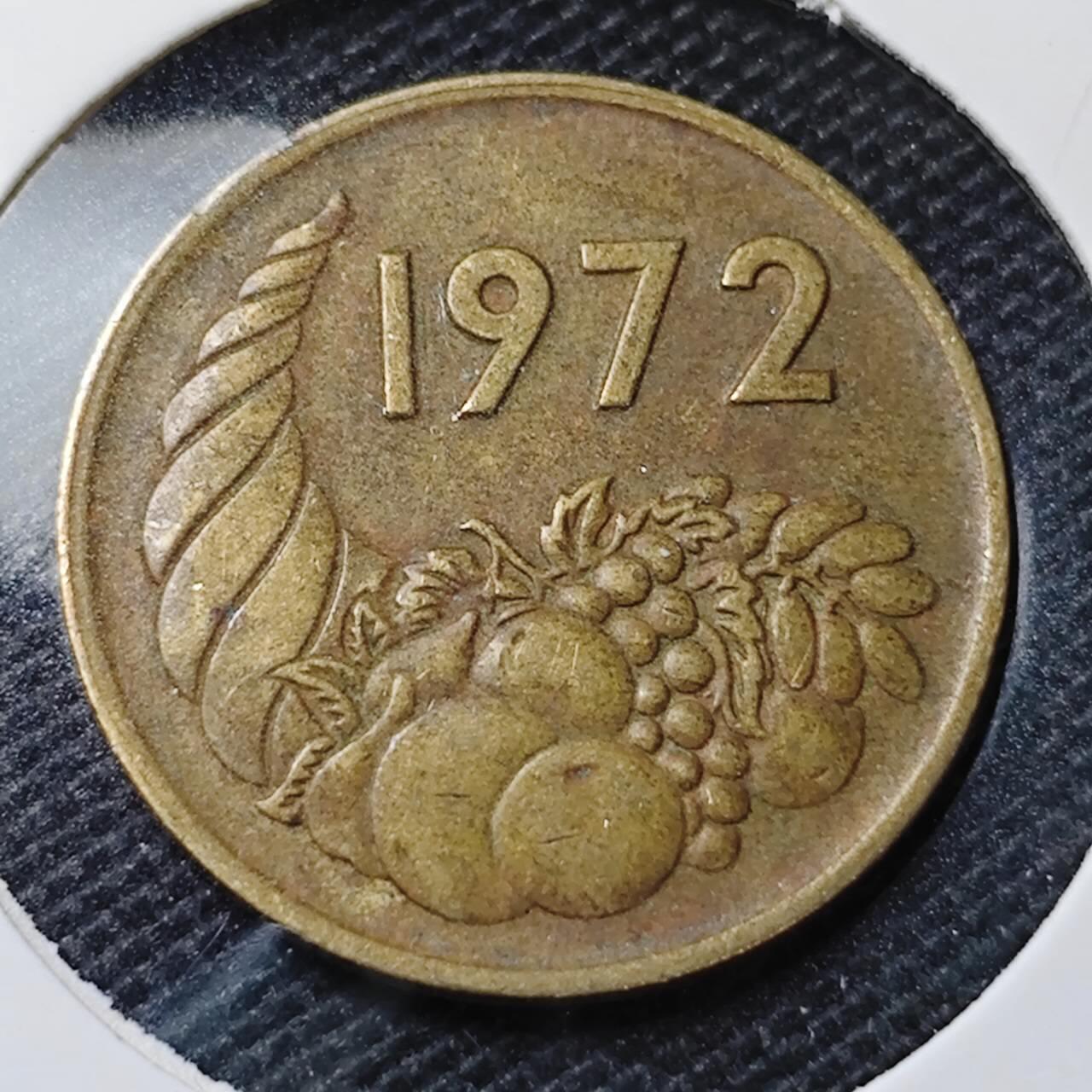 KK钱币收藏小铺 第347场 2月预留时间 周末发货  1972阿尔及利亚20分纪念币