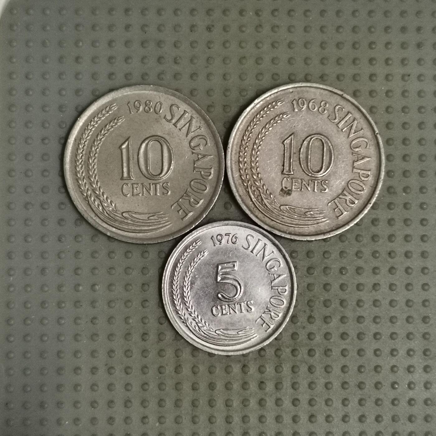 2025年第92场各国散币拍卖（总第92场）30号集中发一次货 新加坡3枚