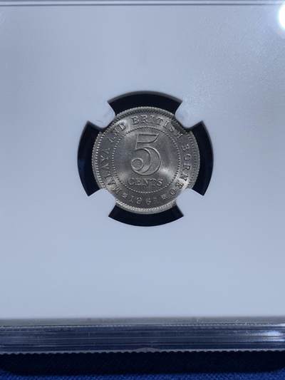 《竞宝斋》第423场 周日，周一，周二  3场连拍 （全场包邮） 三枚一组 NGC MS65-66 英属马来亚1961年5/10/20分大小面值一组 拆卷评级车轮光 收藏级的分数！