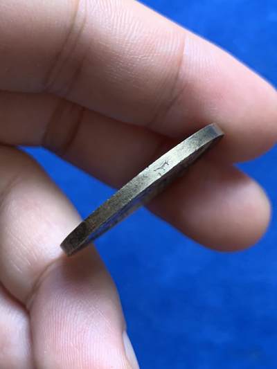 《竞宝斋》第423场 周日，周一，周二  3场连拍 （全场包邮） 法国里昂艺术之友协会银质代币 12.9g 32mm 油灯边铭