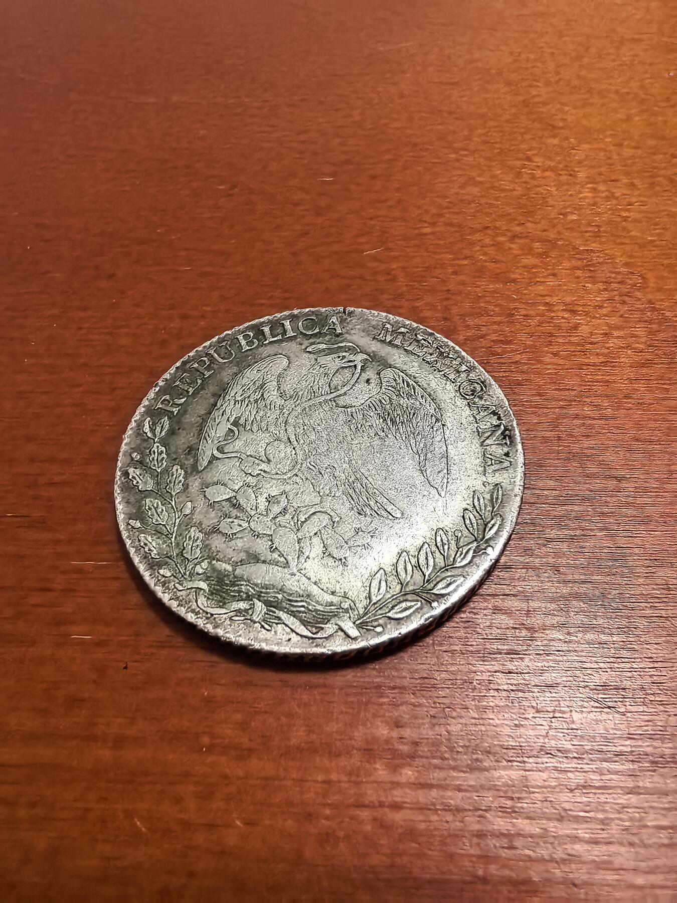 长老汇蛇年精选第五十四场拍卖 1882Zs JS墨西哥8R鹰洋，萨卡特卡斯造币厂，无戳，直J