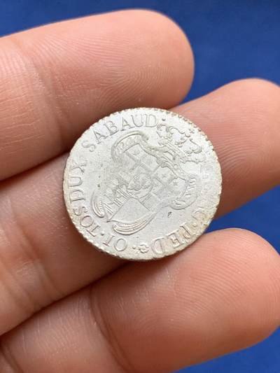 《竞宝斋》第423场 周日，周一，周二  3场连拍 （全场包邮） 意大利撒丁王国1795年10索尔银币 好品