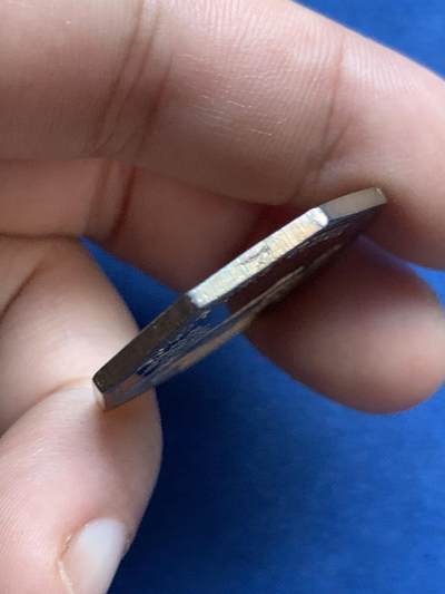 《竞宝斋》第423场 周日，周一，周二  3场连拍 （全场包邮） 法国寓言故事八角银质代币，30.1MM，12.75克，早期油灯边铭