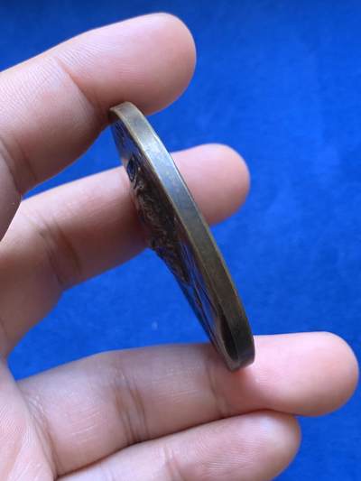 《竞宝斋》第423场 周日，周一，周二  3场连拍 （全场包邮） 法国神经学家阿尔弗雷德·沃尔皮安百年诞辰纪念铜章 高浮雕 61.2克 50mm