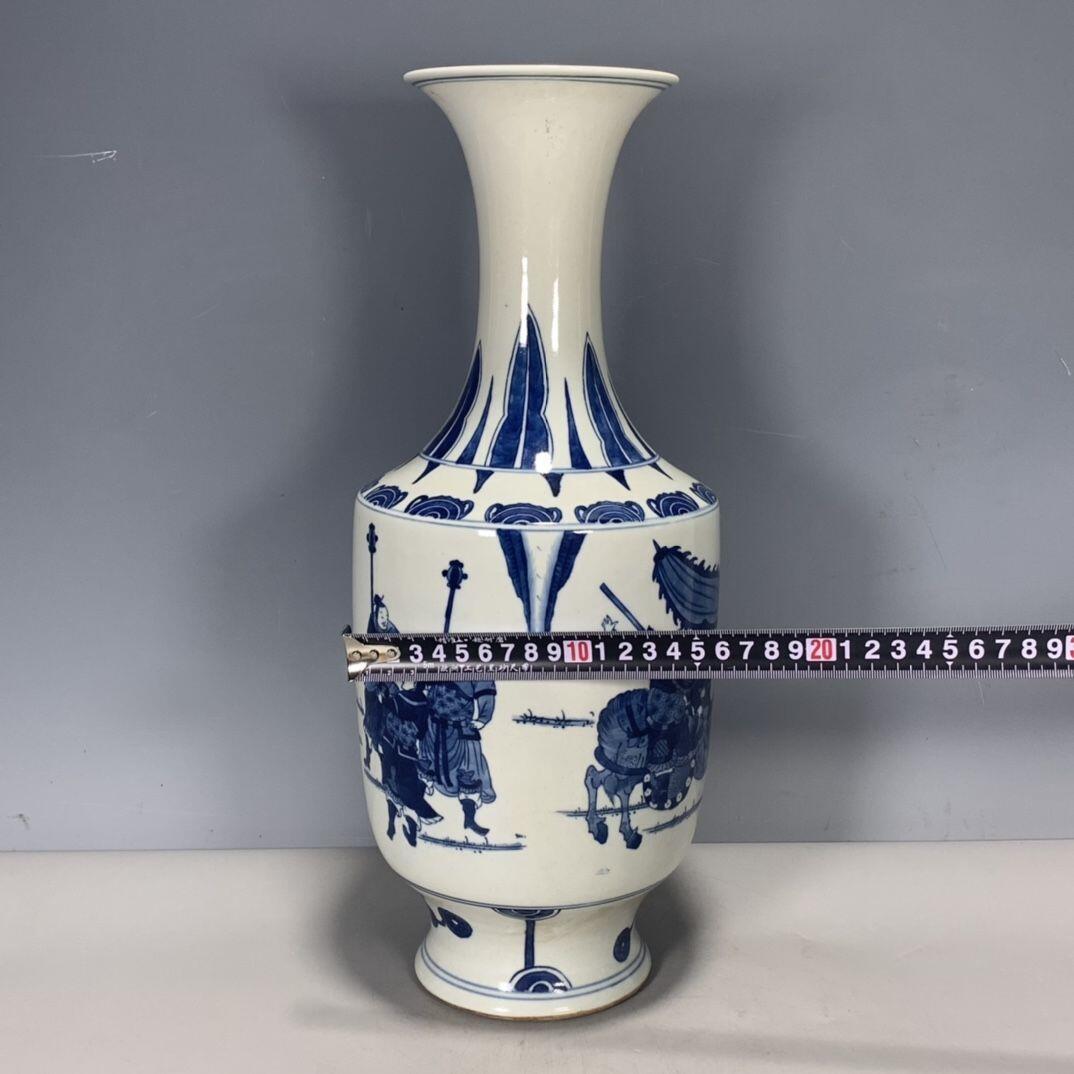 精品老瓷器专场 青花人物故事赏瓶