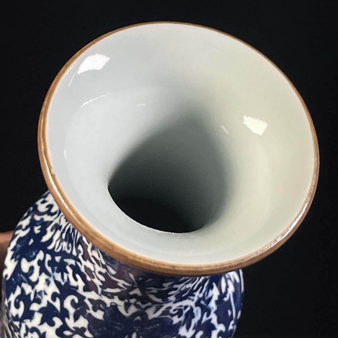 精品老瓷器专场 青花花卉图纹赏瓶