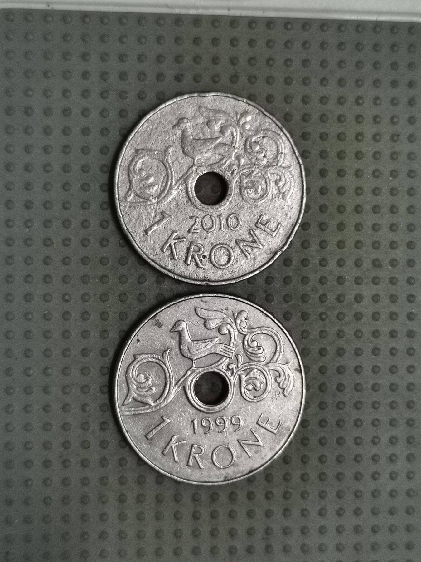 2025年第92场各国散币拍卖（总第92场）30号集中发一次货 挪威1克朗2枚