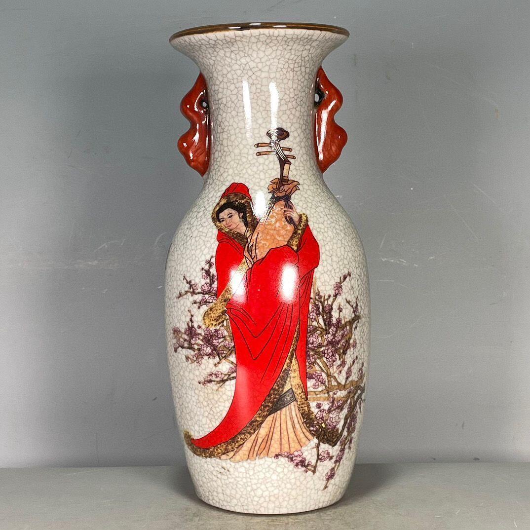 精品老瓷器专场 四大美女赏瓶摆件 四件