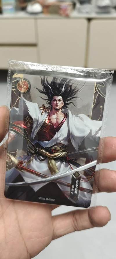 秋原瞳的小店第二十四期（持续收拍，祝大家国庆中秋快乐，好好睡它个自然醒） - 卡游王者荣耀传说宫本武藏天下无双原膜，附送3张同背景无双