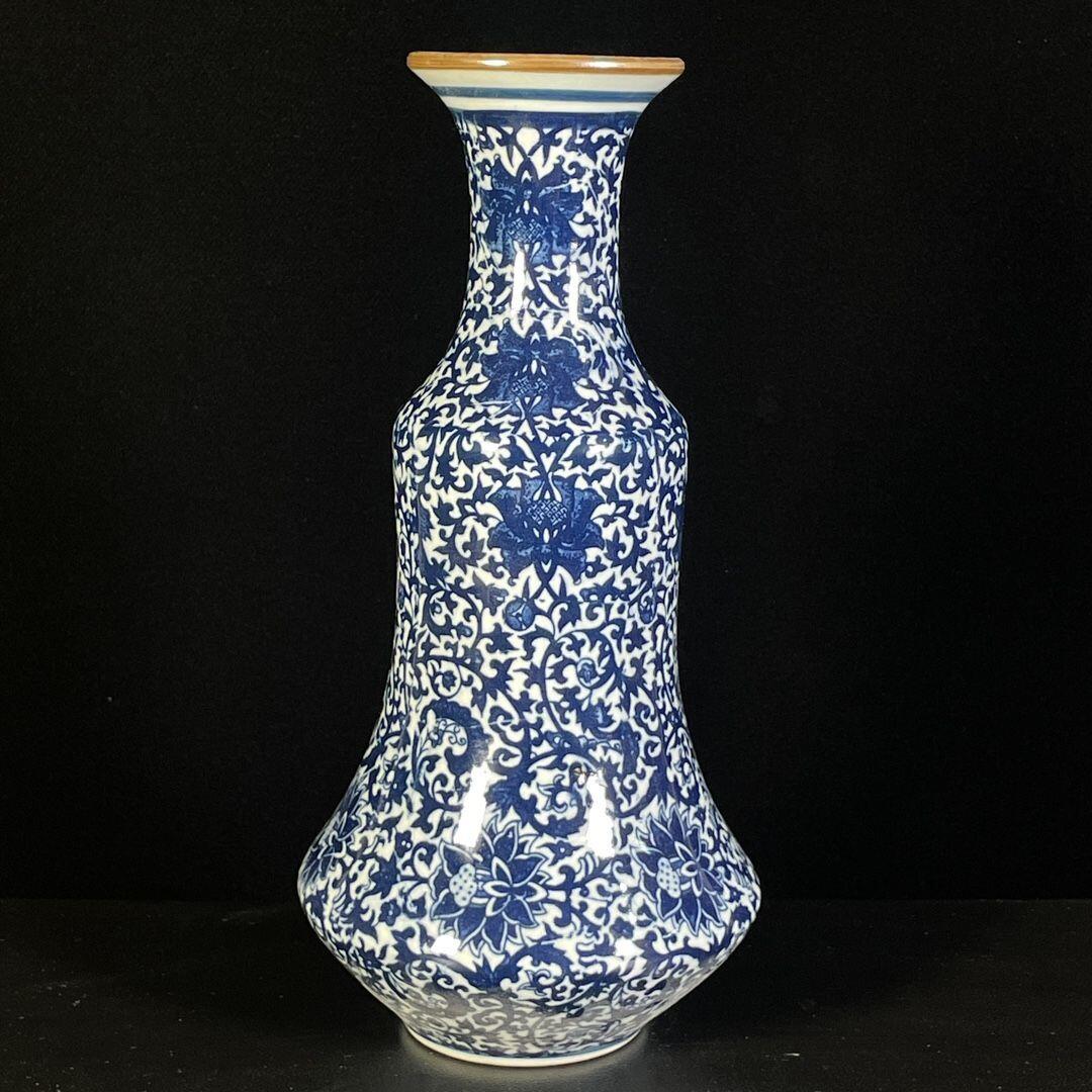 精品老瓷器专场 青花花卉图纹赏瓶
