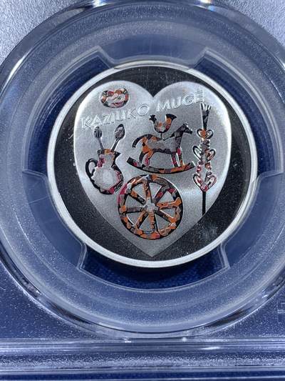 《竞宝斋》第423场 周日，周一，周二  3场连拍 （全场包邮） PCGS PR69DCAM 立陶宛2017年Kaziukas博览会5欧元银币 925银 12.44g