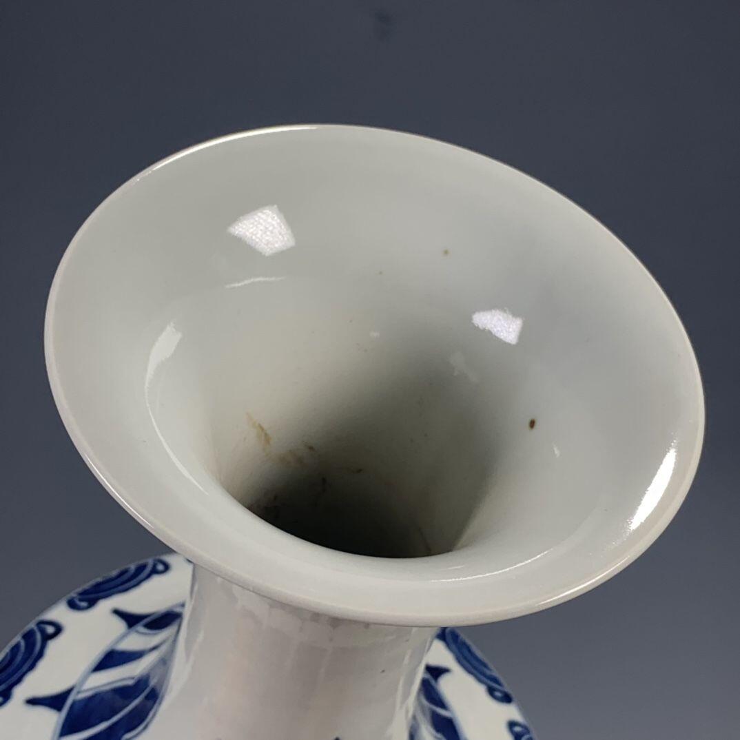 精品老瓷器专场 青花人物故事赏瓶