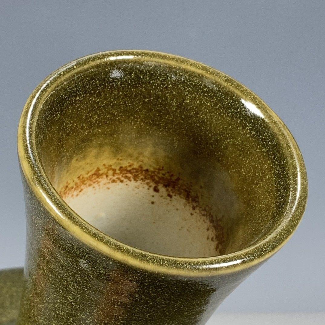 精品老瓷器专场 茶叶末釉扁肚瓶