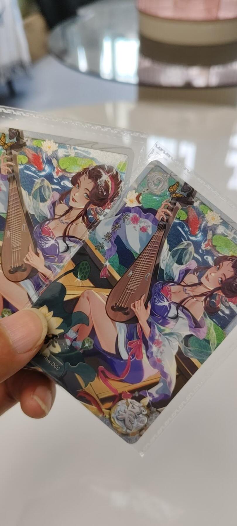 秋原瞳的小店第二十四期（持续收拍，祝大家国庆中秋快乐，好好睡它个自然醒） 卡游三国小乔原膜一组