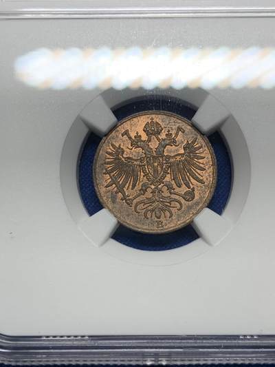 《竞宝斋》第423场 周日，周一，周二  3场连拍 （全场包邮） 唯一冠军分 NGC MS63RB 意大利 伦巴第-威尼斯王国 1862年 1索尔多铜币 值得入手的早期辅币