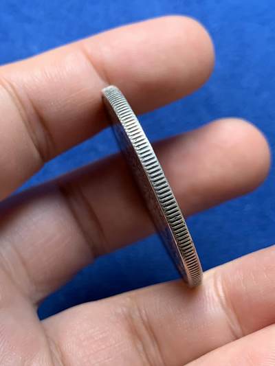 《竞宝斋》第423场 周日，周一，周二  3场连拍 （全场包邮） 真银假币 北洋造库平七钱二分 约为800银 26.75克