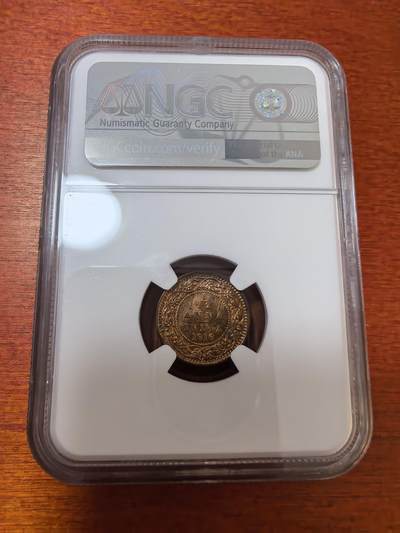 长老汇蛇年精选第五十四场拍卖 1916(C) 英属印度乔治五世1/12安娜铜币，NGC MS63RB