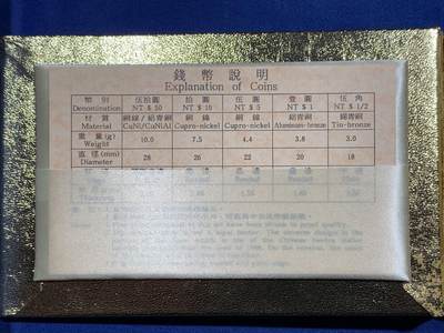 《竞宝斋》第423场 周日，周一，周二  3场连拍 （全场包邮） 台湾省民国八十七年第一轮虎年精制套币 细节见图