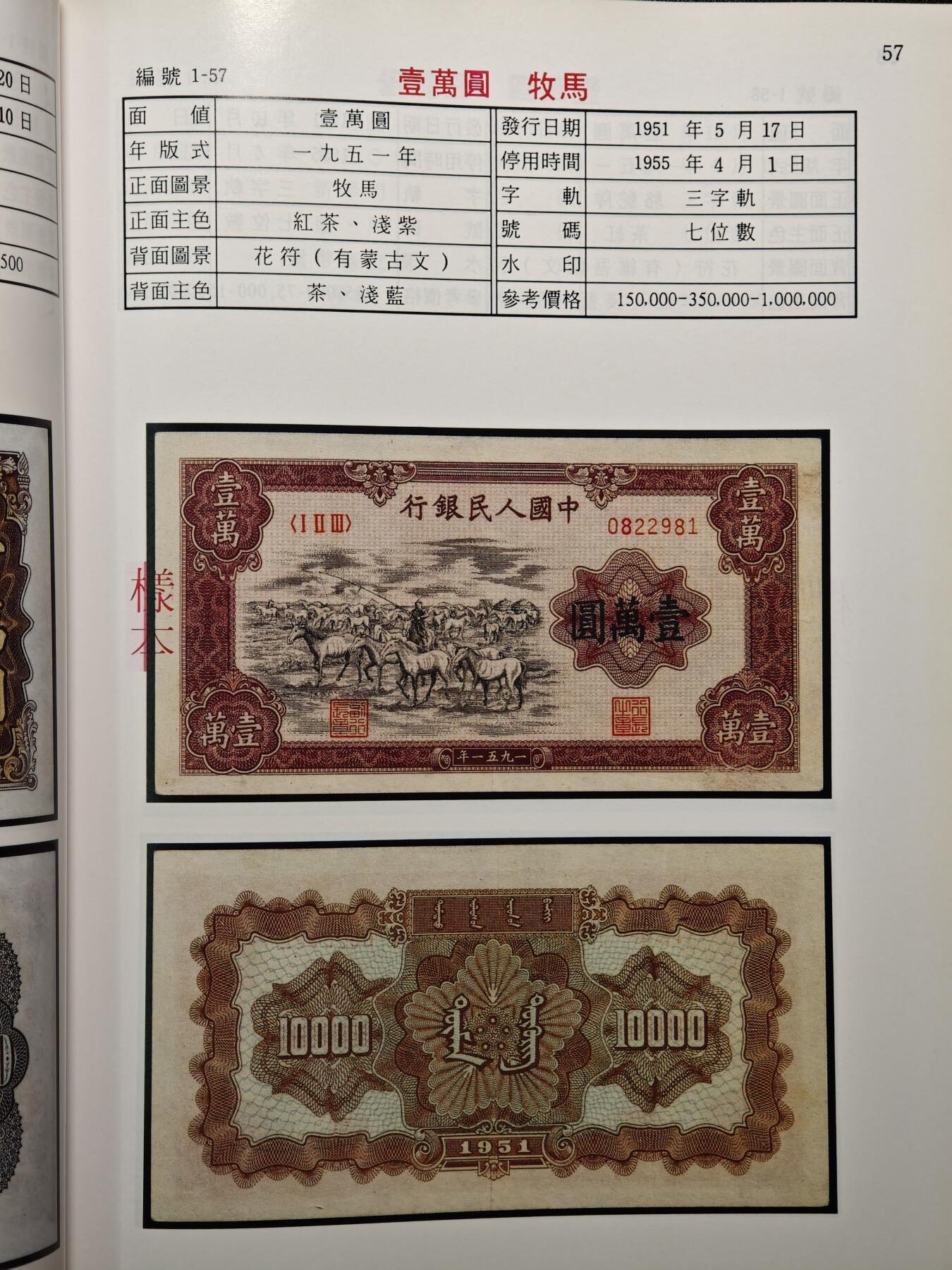 【德藏】世界币章拍卖第148期（拍品征集中~欢迎藏友联系） 96新新 1997-1998版彩色中国近期人民币目录 全彩印刷 一版币等尺寸目录 大开本 全书约144页