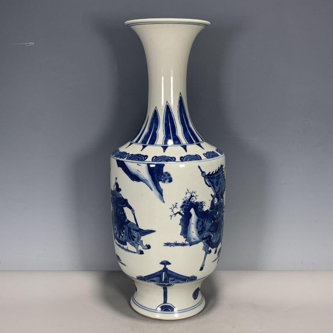 精品老瓷器专场 青花人物故事赏瓶