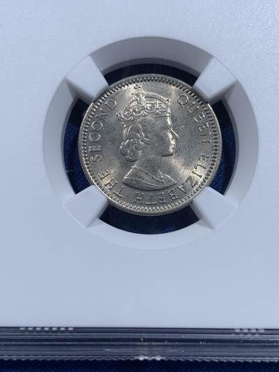 《竞宝斋》第423场 周日，周一，周二  3场连拍 （全场包邮） 三枚一组 NGC MS65-66 英属马来亚1961年5/10/20分大小面值一组 拆卷评级车轮光 收藏级的分数！