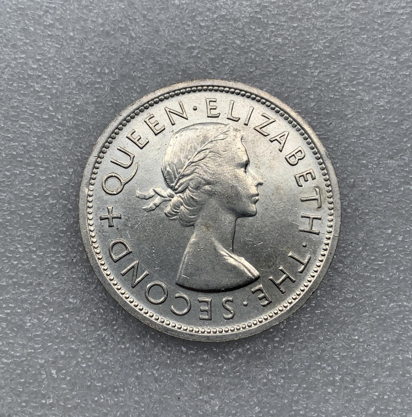 世界钱币专场拍卖 原光品1953年南罗德西亚1克朗大银币 28.3克