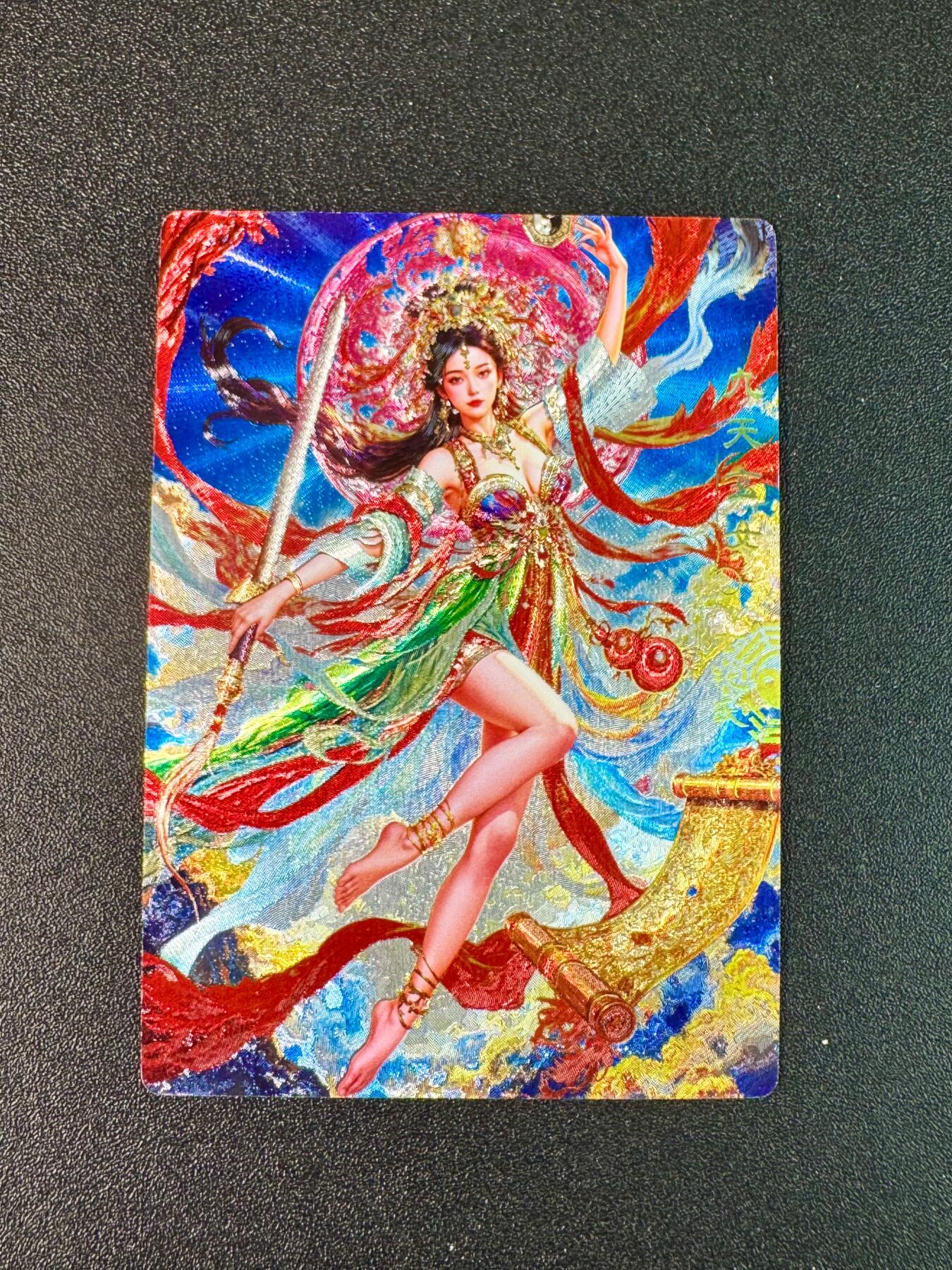 欢乐小场，双节同庆！ 一站式配齐，方便凑单！（周6晚7点半截拍，卖家送拍0抽成！） 奇点卡牌 玄灵谱 宗rich 九天玄女 冷烫粗闪1张