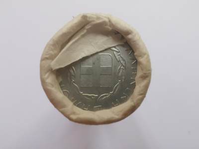 巨藏钱币第二期10月3号8点开拍古今中外硬币专场 希腊1976年10雷普塔铝币公牛图原卷50枚