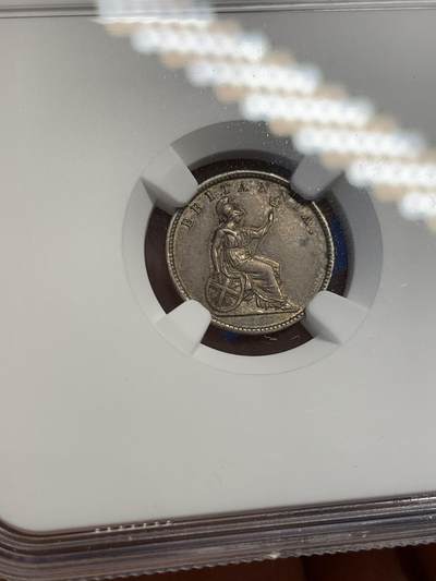 《竞宝斋》第423场 周日，周一，周二  3场连拍 （全场包邮） NGC AUD 英属爱奥尼亚群岛1862年30雷普塔银币 及其少见的品种 AU性价比极高 细节见图