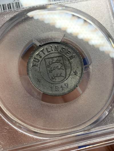 《竞宝斋》第423场 周日，周一，周二  3场连拍 （全场包邮） PCGS MS64 德国1917年10芬尼