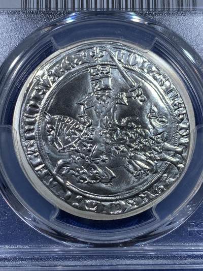 《竞宝斋》第423场 周日，周一，周二  3场连拍 （全场包邮） 冠军分 PCGS PR69DCAM 法国2000年10法郎银币，发行量仅1662枚，克劳斯目录未记录出谱品种，正面采用特殊工艺有别于普通精制工艺，图案为在1360年，为了筹集资金以赎回被英军俘虏的国王法约翰二世(Jeanllle Bon)，国首次发行的法郎--骑马法郎(franc à cheval)PCGS唯一评级记录。