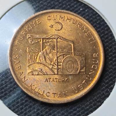 KK钱币收藏小铺 第347场 2月预留时间 周末发货 -  1972土耳其10库鲁 好品 农粮纪念币