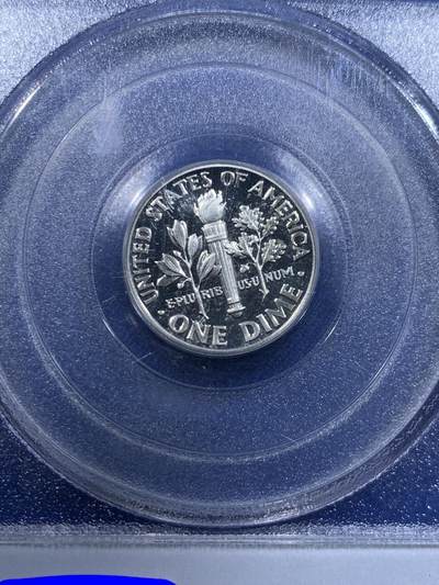 《竞宝斋》第423场 周日，周一，周二  3场连拍 （全场包邮） PCGS PR69DCAM 美国1994年罗斯福10C银币 高分早期盒子