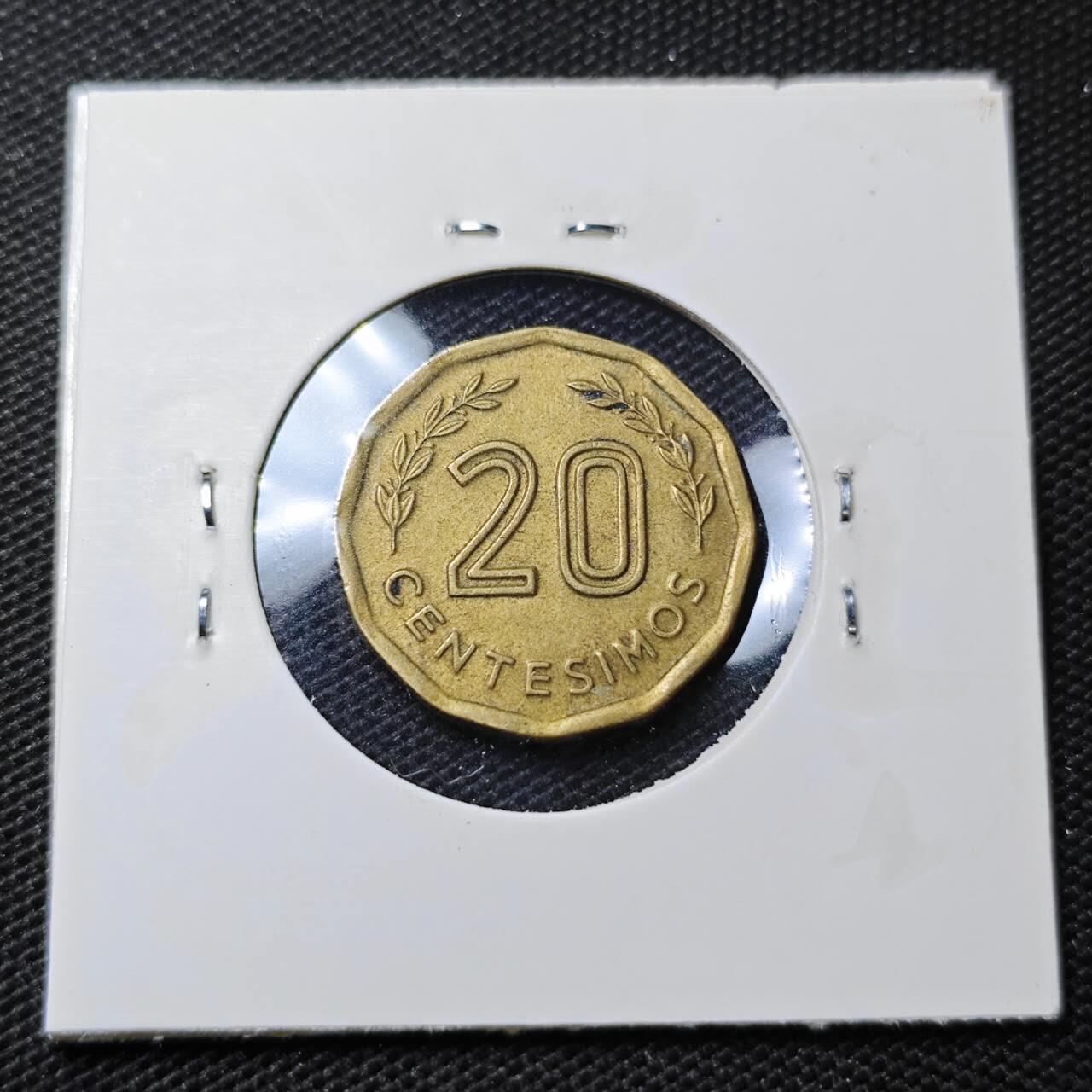 KK钱币收藏小铺 第347场 2月预留时间 周末发货 1977乌拉圭20分 