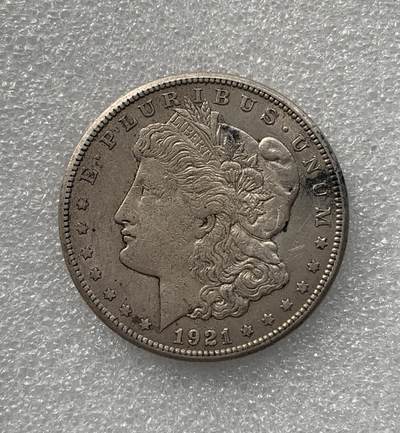 世界钱币专场拍卖 - 1921年s版美国摩根女神一元流通银币90%银
