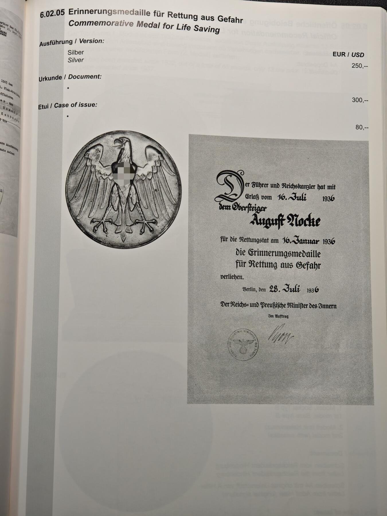 【德藏】世界币章拍卖第148期（拍品征集中~欢迎藏友联系） 97新 硬壳精装 NIEMANN 德国第三帝国勋章目录 第二版 内容详细全面 大开本全书约817页