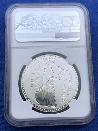 《竞宝斋》第423场 周日，周一，周二  3场连拍 （全场包邮） NGC PF67CAMEO 英国维多利亚头像银质克朗型幻想币