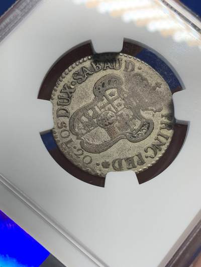 《竞宝斋》第423场 周日，周一，周二  3场连拍 （全场包邮） NGC F15 意大利1795年撒丁王国维托里奥阿玛迪奥三世20Sol银币 稀少品 有分不易